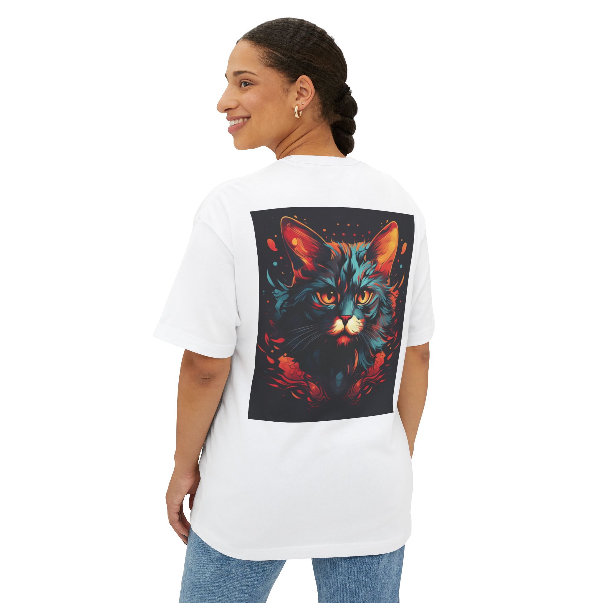 stay feral cat eyes tee | cat portrait t shirt stay feral cat eyes tee | cat portrait t shirt